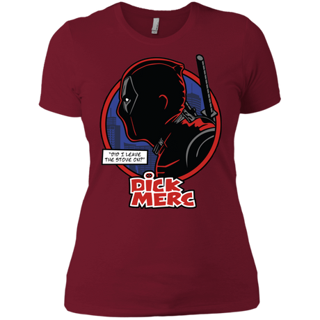 T-Shirts Scarlet / X-Small Dick Merc Women's Premium T-Shirt