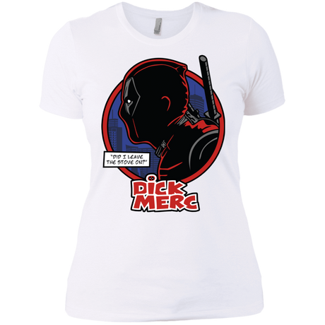 T-Shirts White / X-Small Dick Merc Women's Premium T-Shirt