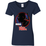 T-Shirts Navy / S Dick Merc Women's V-Neck T-Shirt