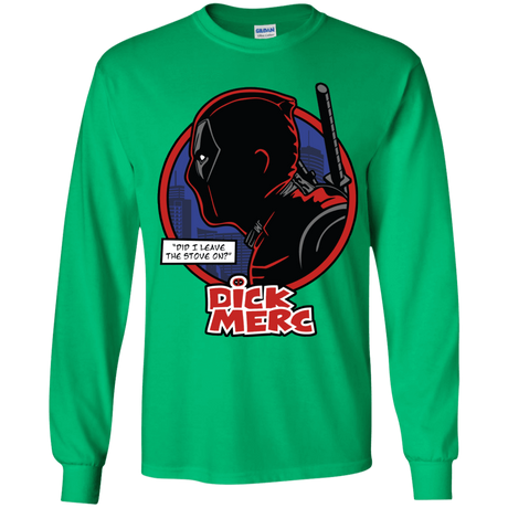 T-Shirts Irish Green / YS Dick Merc Youth Long Sleeve T-Shirt