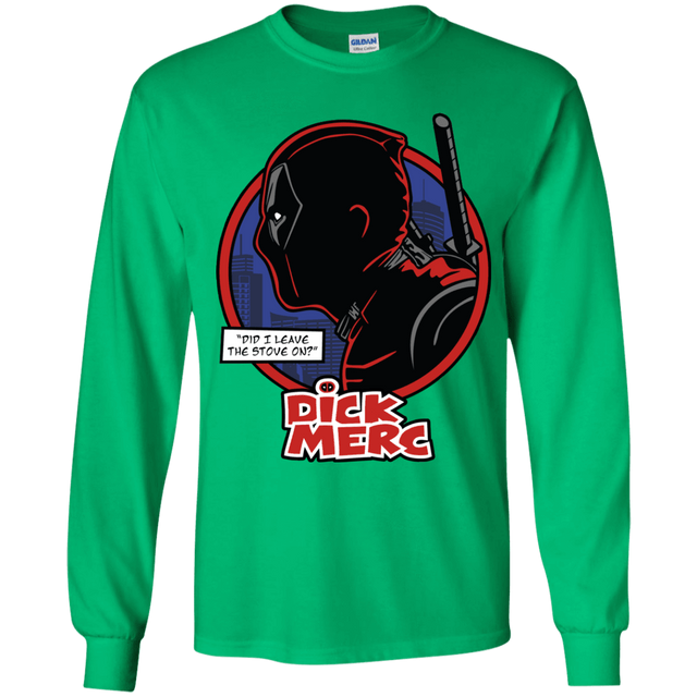 T-Shirts Irish Green / YS Dick Merc Youth Long Sleeve T-Shirt