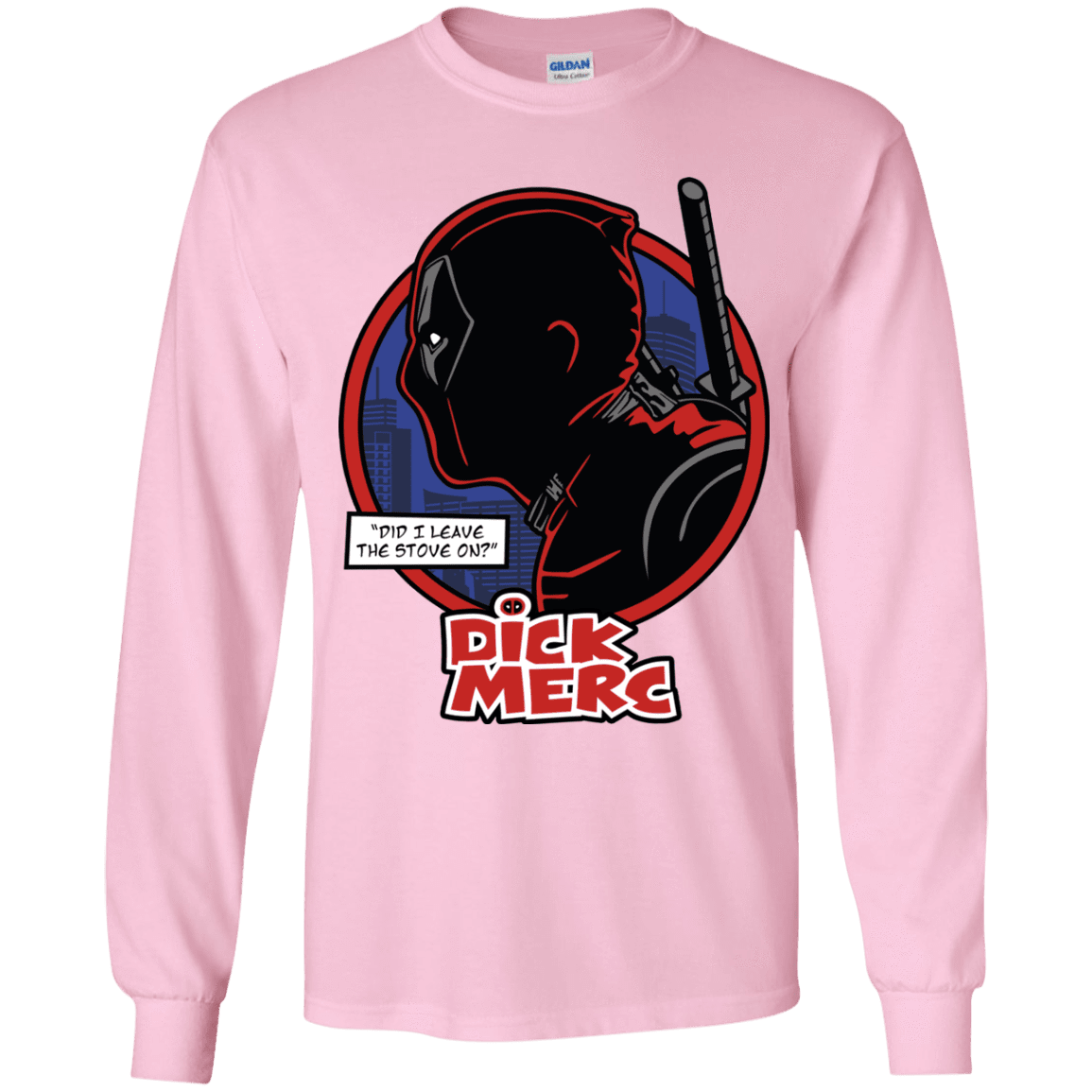 T-Shirts Light Pink / YS Dick Merc Youth Long Sleeve T-Shirt