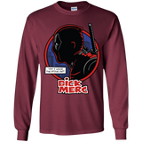 T-Shirts Maroon / YS Dick Merc Youth Long Sleeve T-Shirt