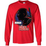 T-Shirts Red / YS Dick Merc Youth Long Sleeve T-Shirt