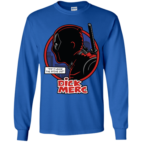 T-Shirts Royal / YS Dick Merc Youth Long Sleeve T-Shirt