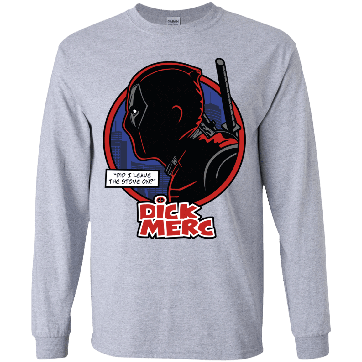 T-Shirts Sport Grey / YS Dick Merc Youth Long Sleeve T-Shirt