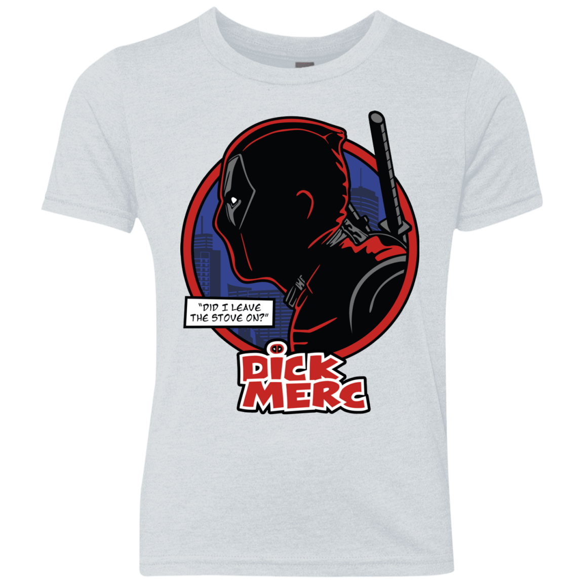 T-Shirts Heather White / YXS Dick Merc Youth Triblend T-Shirt