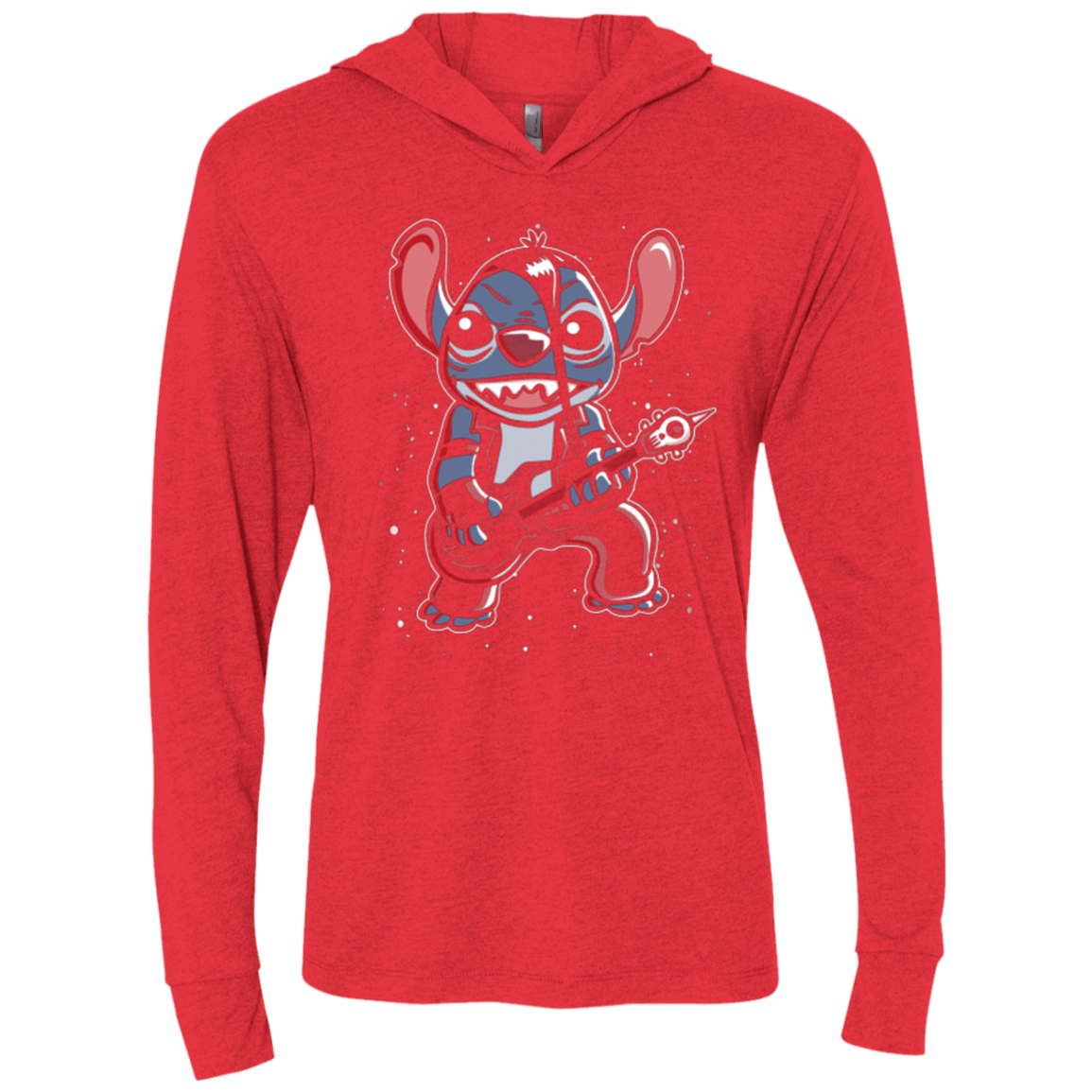 T-Shirts Vintage Red / X-Small Die Die my Space Triblend Long Sleeve Hoodie Tee