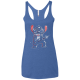 T-Shirts Vintage Royal / X-Small Die Die my Space Women's Triblend Racerback Tank