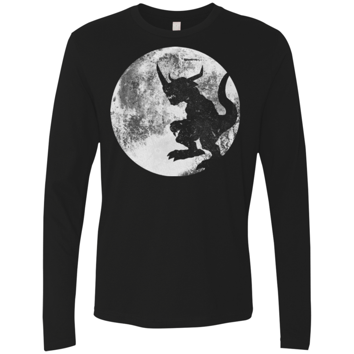 T-Shirts Black / Small Digimon time Men's Premium Long Sleeve