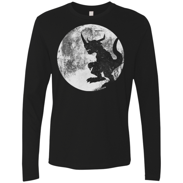 T-Shirts Black / Small Digimon time Men's Premium Long Sleeve