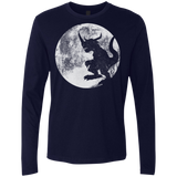 T-Shirts Midnight Navy / Small Digimon time Men's Premium Long Sleeve