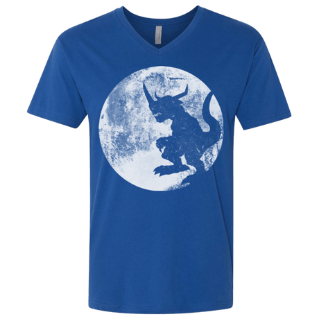 T-Shirts Royal / X-Small Digimon time Men's Premium V-Neck
