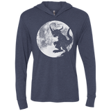 T-Shirts Vintage Navy / X-Small Digimon time Triblend Long Sleeve Hoodie Tee