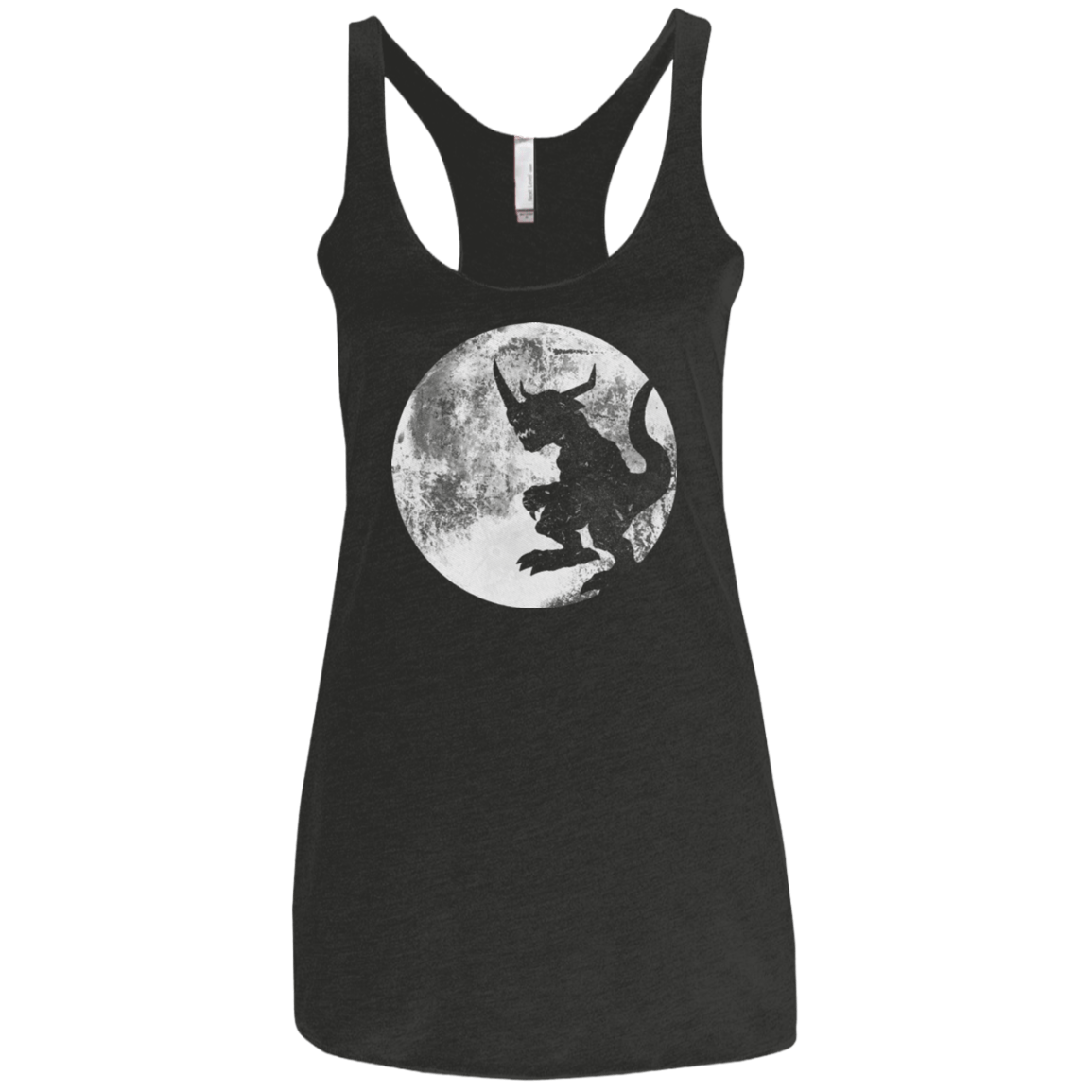 T-Shirts Vintage Black / X-Small Digimon time Women's Triblend Racerback Tank