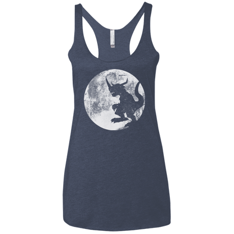 T-Shirts Vintage Navy / X-Small Digimon time Women's Triblend Racerback Tank