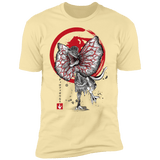 T-Shirts Banana Cream / S Dilophosaurus sumi-e Men's Premium T-Shirt