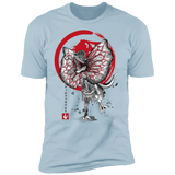 T-Shirts Light Blue / S Dilophosaurus sumi-e Men's Premium T-Shirt