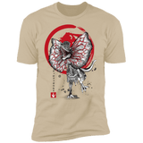 T-Shirts Sand / S Dilophosaurus sumi-e Men's Premium T-Shirt