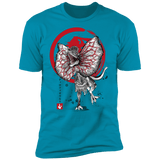 T-Shirts Turquoise / S Dilophosaurus sumi-e Men's Premium T-Shirt