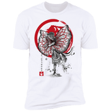 T-Shirts White / S Dilophosaurus sumi-e Men's Premium T-Shirt