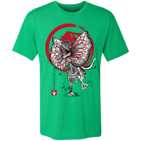 T-Shirts Envy / S Dilophosaurus sumi-e Men's Triblend T-Shirt