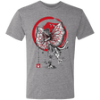 T-Shirts Premium Heather / S Dilophosaurus sumi-e Men's Triblend T-Shirt