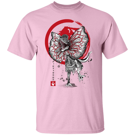 T-Shirts Light Pink / S Dilophosaurus sumi-e T-Shirt