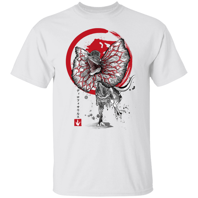 T-Shirts White / S Dilophosaurus sumi-e T-Shirt