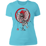 T-Shirts Cancun / S Dilophosaurus sumi-e Women's Premium T-Shirt