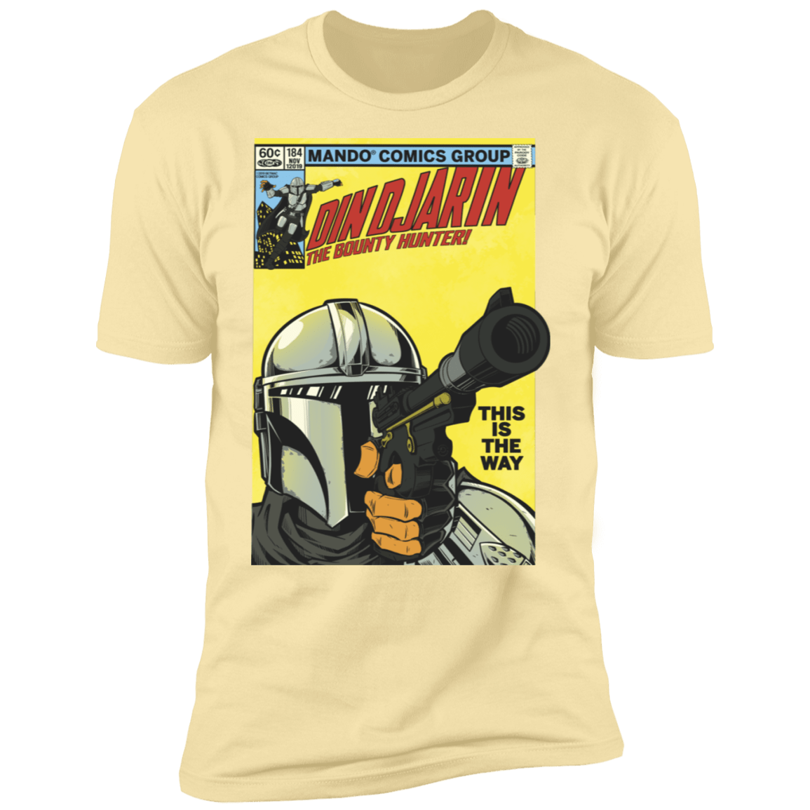 T-Shirts Banana Cream / S Dindjarin Bounty Hunter Men's Premium T-Shirt
