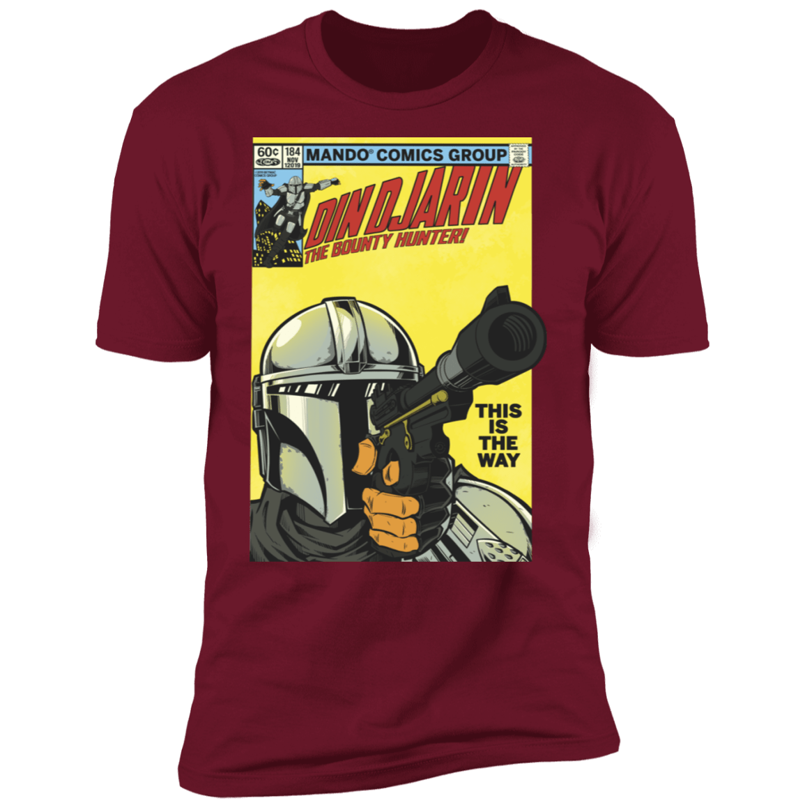 T-Shirts Cardinal / S Dindjarin Bounty Hunter Men's Premium T-Shirt