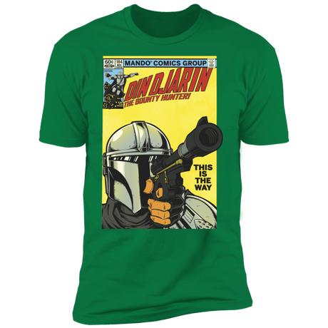 T-Shirts Kelly Green / S Dindjarin Bounty Hunter Men's Premium T-Shirt