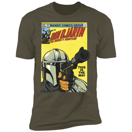 T-Shirts Military Green / S Dindjarin Bounty Hunter Men's Premium T-Shirt