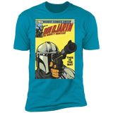 T-Shirts Turquoise / S Dindjarin Bounty Hunter Men's Premium T-Shirt
