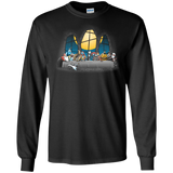 T-Shirts Black / S Dinner Before Christmas Men's Long Sleeve T-Shirt