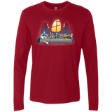 T-Shirts Cardinal / S Dinner Before Christmas Men's Premium Long Sleeve