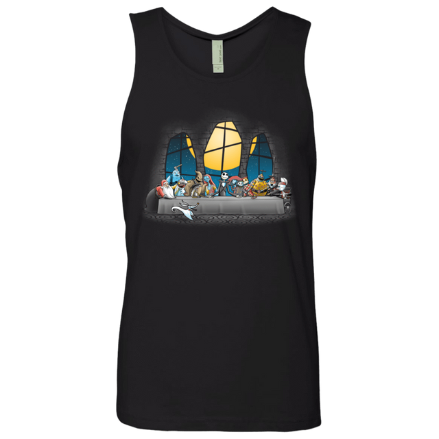 T-Shirts Black / S Dinner Before Christmas Men's Premium Tank Top