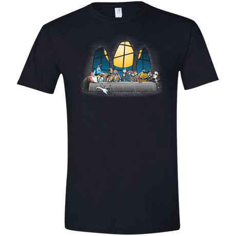 T-Shirts Black / X-Small Dinner Before Christmas Men's Semi-Fitted Softstyle