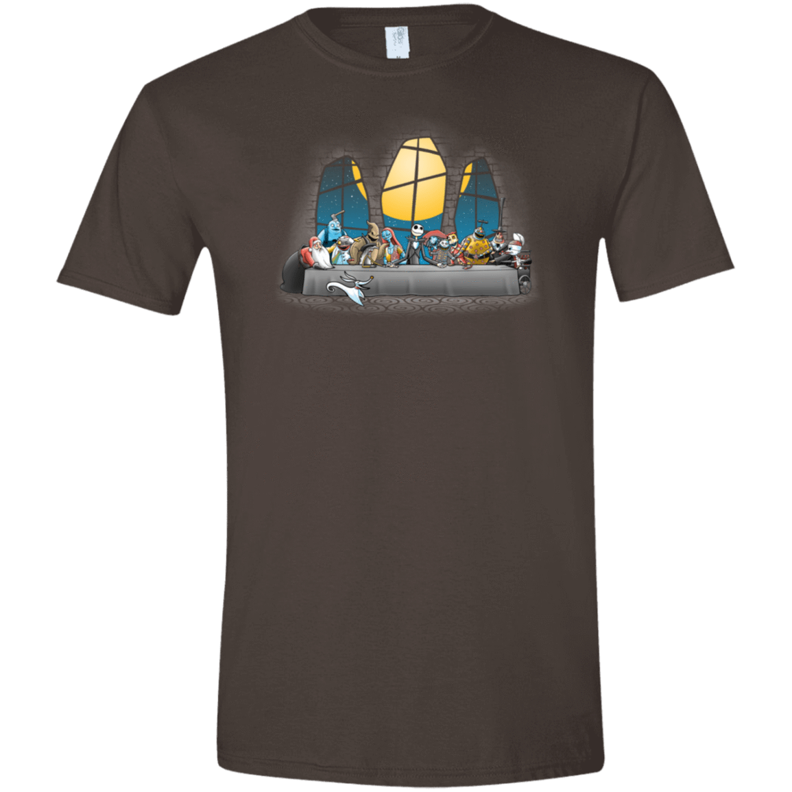 T-Shirts Dark Chocolate / S Dinner Before Christmas Men's Semi-Fitted Softstyle