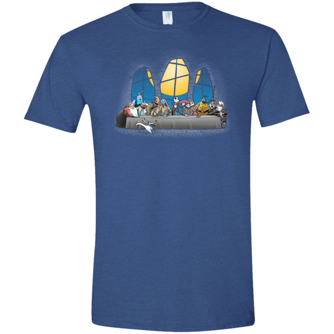 T-Shirts Heather Royal / X-Small Dinner Before Christmas Men's Semi-Fitted Softstyle