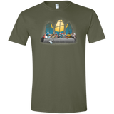T-Shirts Military Green / S Dinner Before Christmas Men's Semi-Fitted Softstyle