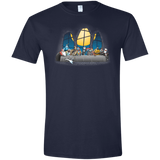 T-Shirts Navy / X-Small Dinner Before Christmas Men's Semi-Fitted Softstyle