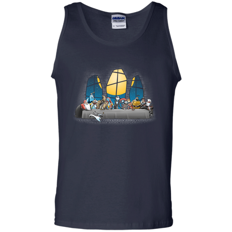 T-Shirts Navy / S Dinner Before Christmas Men's Tank Top
