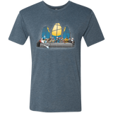 T-Shirts Indigo / S Dinner Before Christmas Men's Triblend T-Shirt