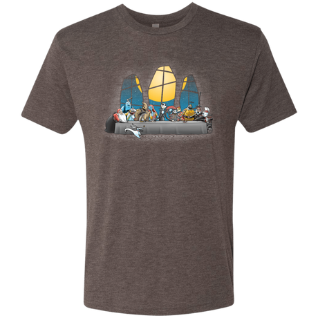 T-Shirts Macchiato / S Dinner Before Christmas Men's Triblend T-Shirt