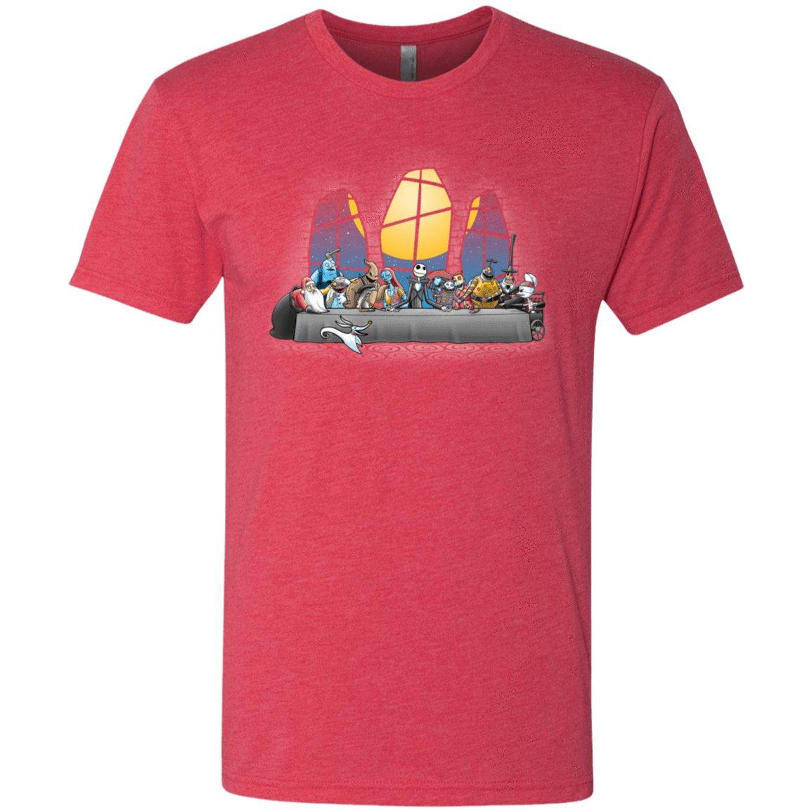 T-Shirts Vintage Red / S Dinner Before Christmas Men's Triblend T-Shirt