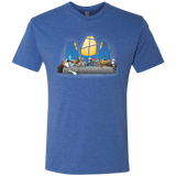 T-Shirts Vintage Royal / S Dinner Before Christmas Men's Triblend T-Shirt