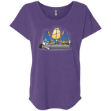 T-Shirts Purple Rush / X-Small Dinner Before Christmas Triblend Dolman Sleeve