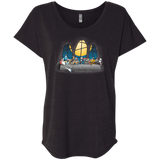 T-Shirts Vintage Black / X-Small Dinner Before Christmas Triblend Dolman Sleeve